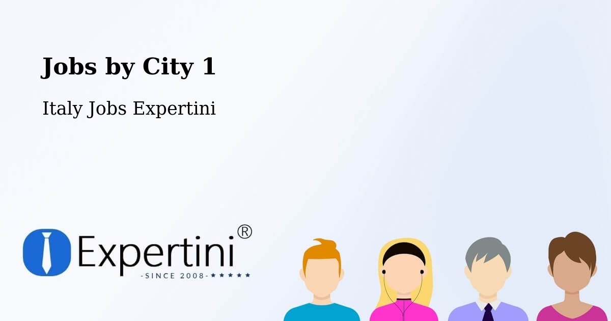 City Jobs in Italy - Expertini